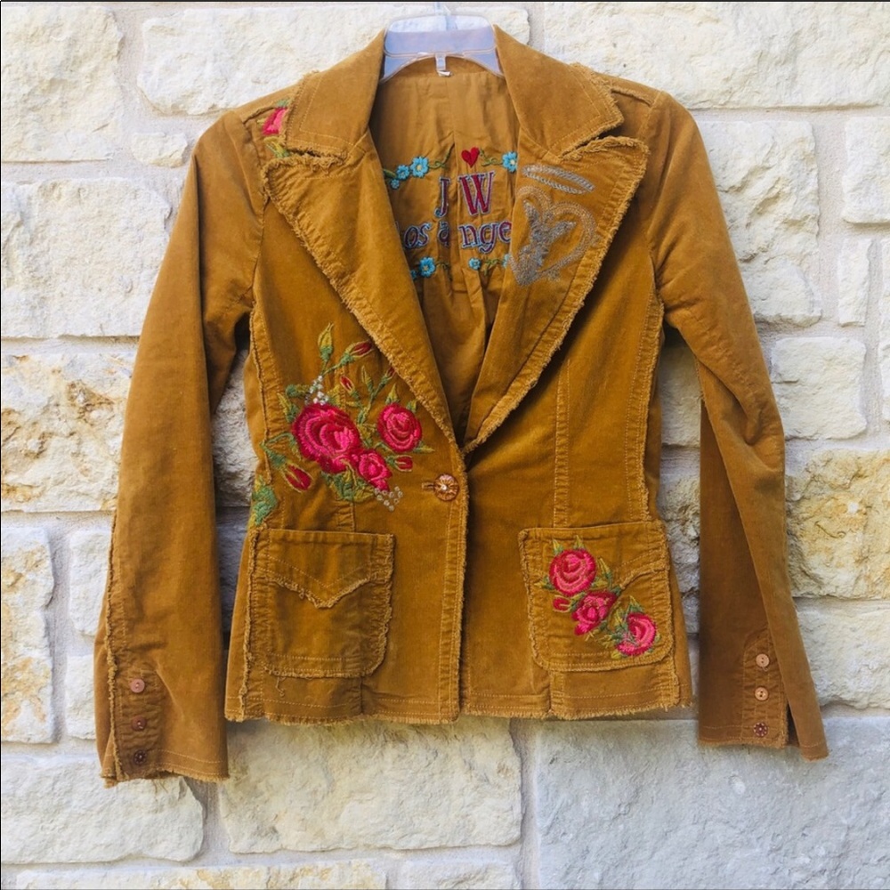 Johnny Was Embroidered Vintage jacket